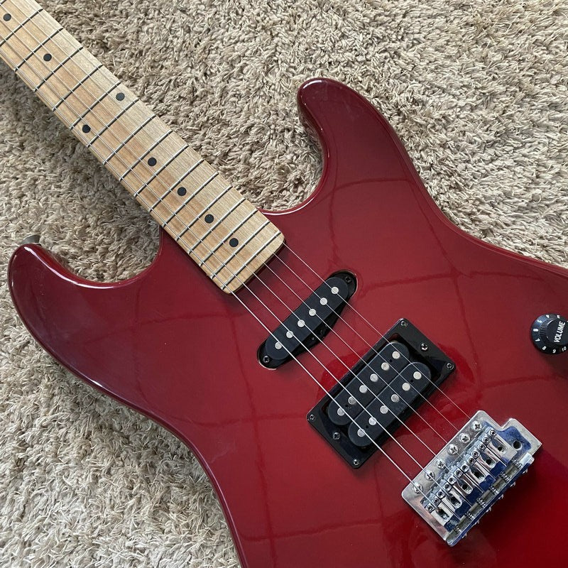 CSR Red Glossy Guitar, Basswood Body, Maple Wood Neck, 22 Frets Finger
