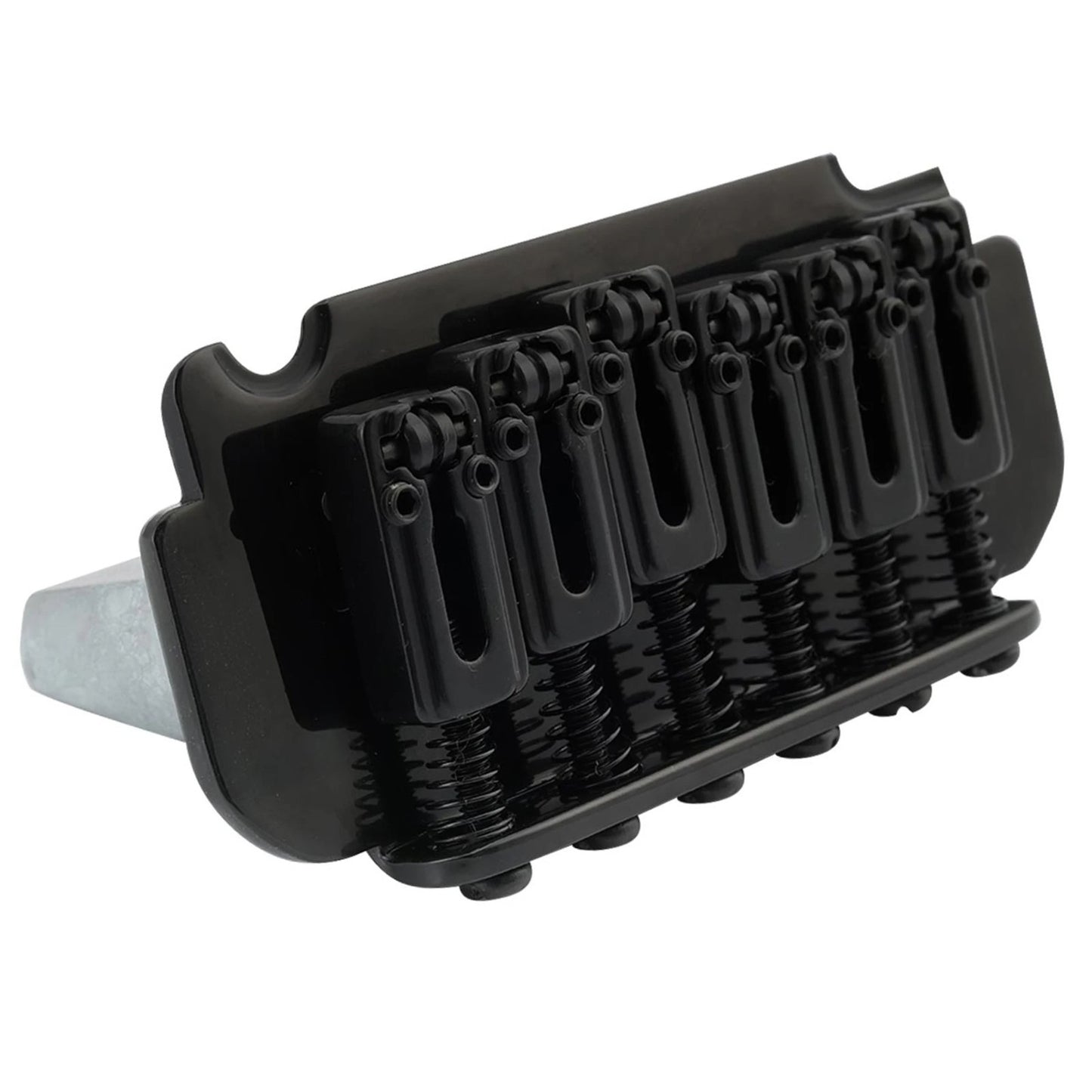 Black Rolling Saddles Guitar Two Point Tremolo Bridge Fit Stratocaster