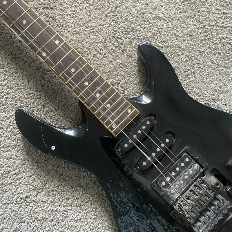 HSH Black Electric Guitar Basswood Body, Maple Neck, Rosewood Fingerbo