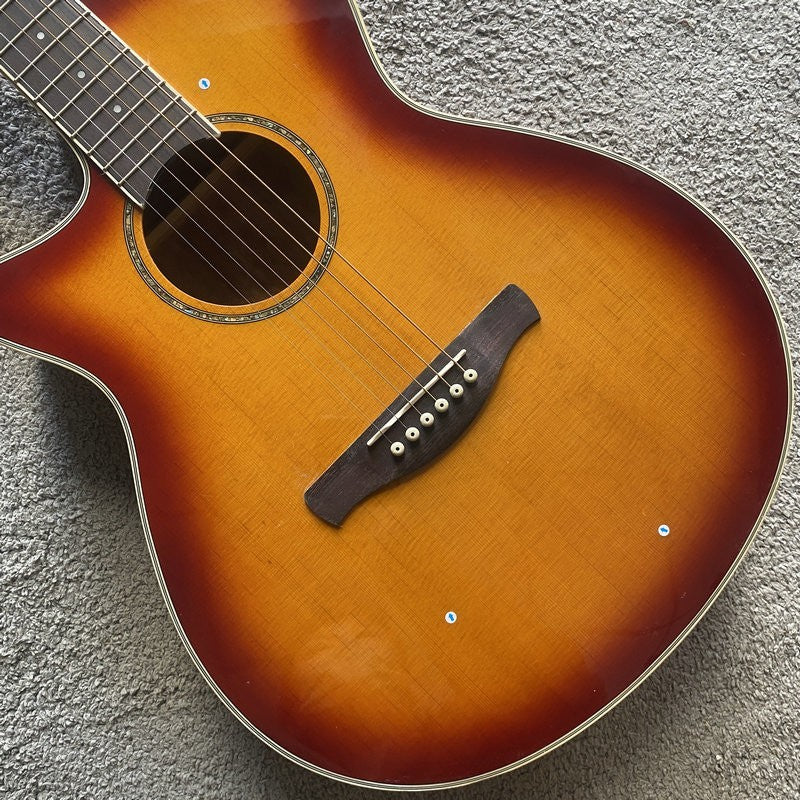Ibanez Left Handed Acoustic Guitar 40 Inch, Spruce Top Mahogany Body a