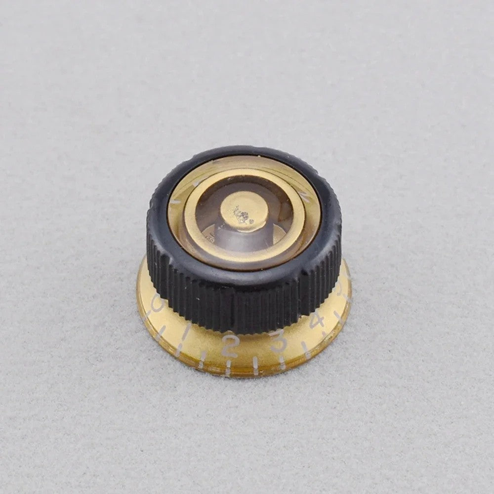 4pcs Ibanez Gold Sure Grip III Guitar Volume and Tone Control Knobs