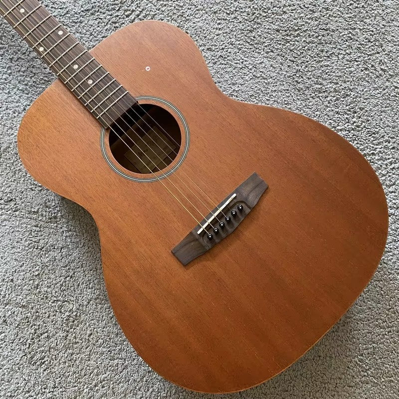 40 Inch Acoustic Guitar, Mahogany Body and Neck, Rosewood Fingerboard