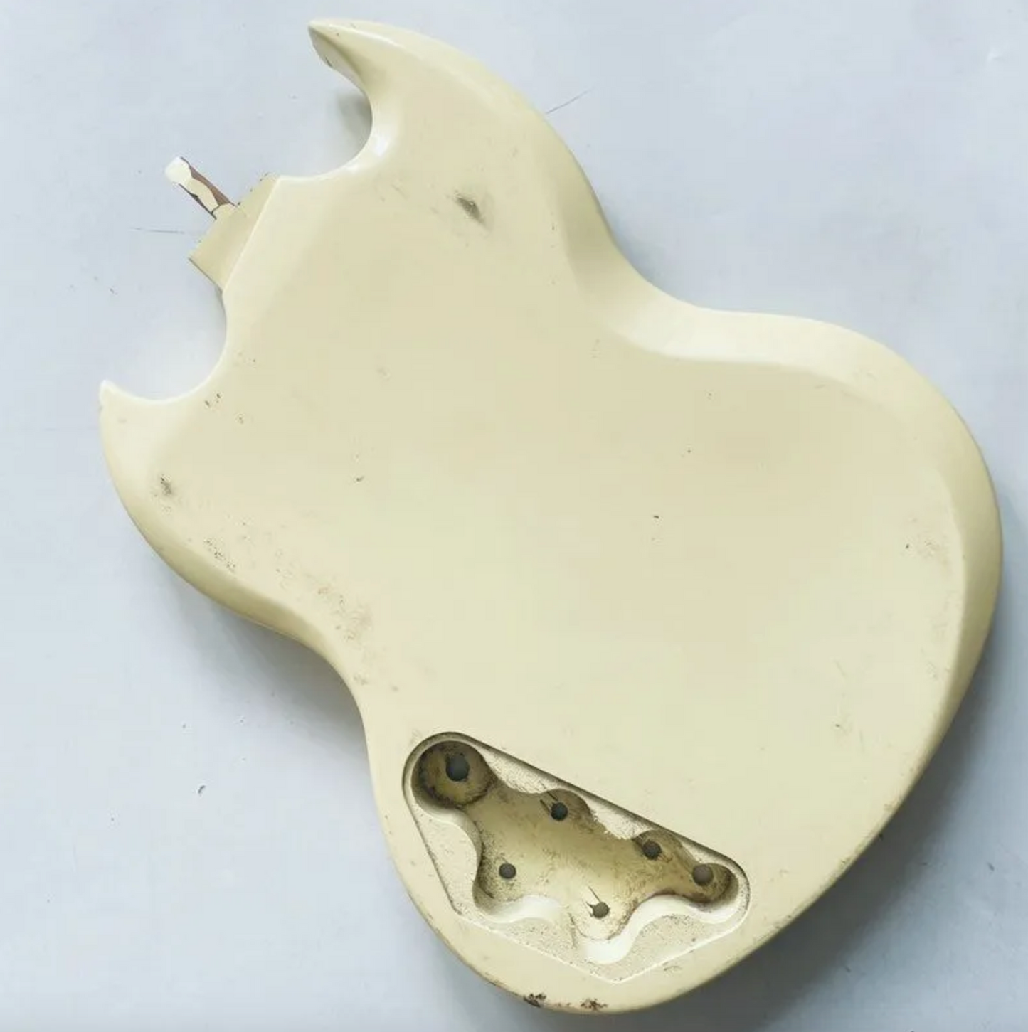 Cream White Basswood Guitar Body Fit SG Guitars DIY Project