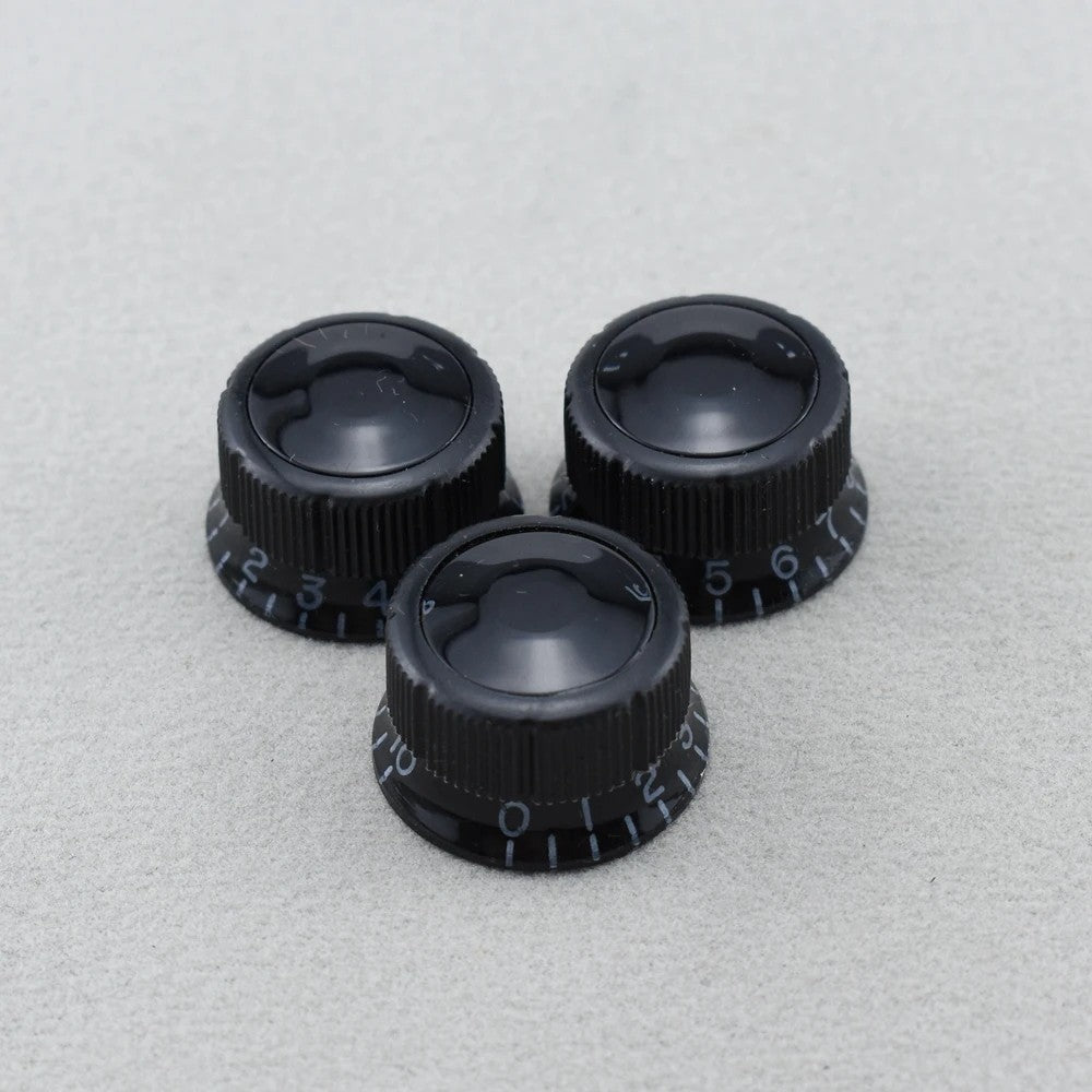 4x Black Ibanez Sure Grip III Vintage Guitar Volume and Tone Control K