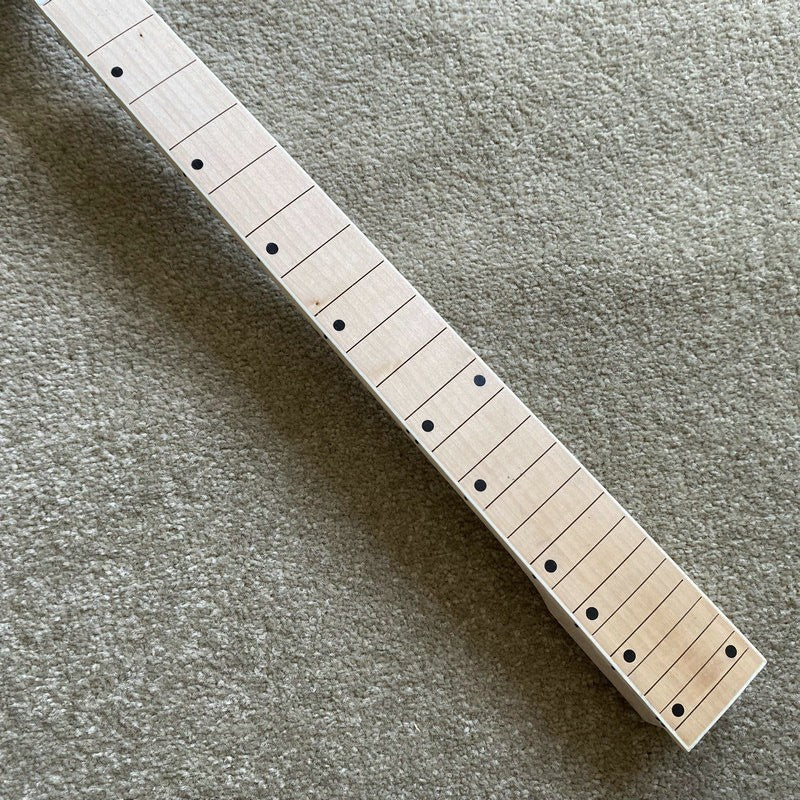 Maple Wood Left Handed Guitar Neck, 24 Frets Fingerboard Fretboard