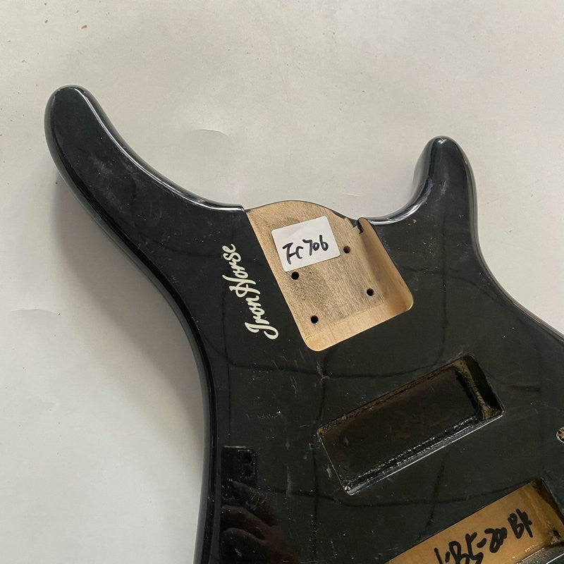 Black Harley Benton 5 String Bass Basswood Body