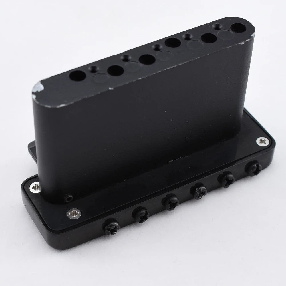Black Wilkinson Guitar Bridge Tremolo with Steel Saddles Fit Stratocas