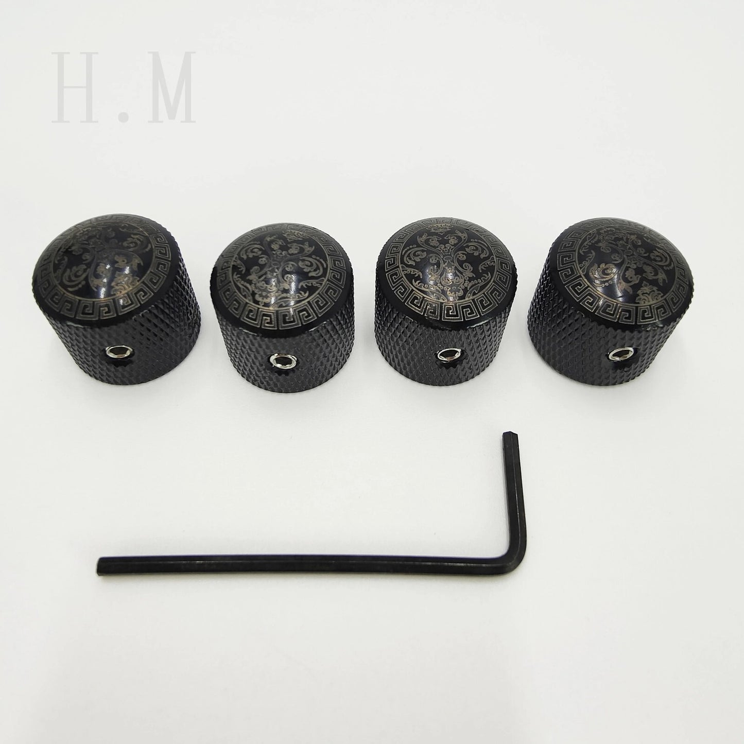 4pcs Screw In Guitar and Bass Control Knobs Fit Schecter,MusicMan,Fend