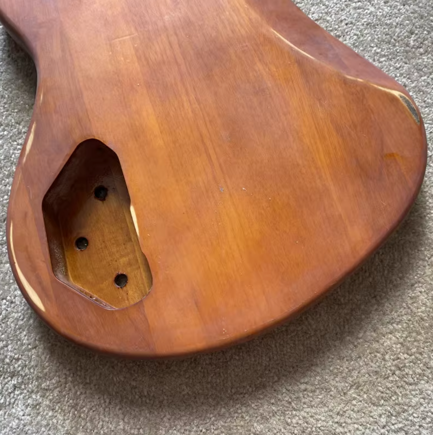 Alder Wood 4 String Bass Guitar Body