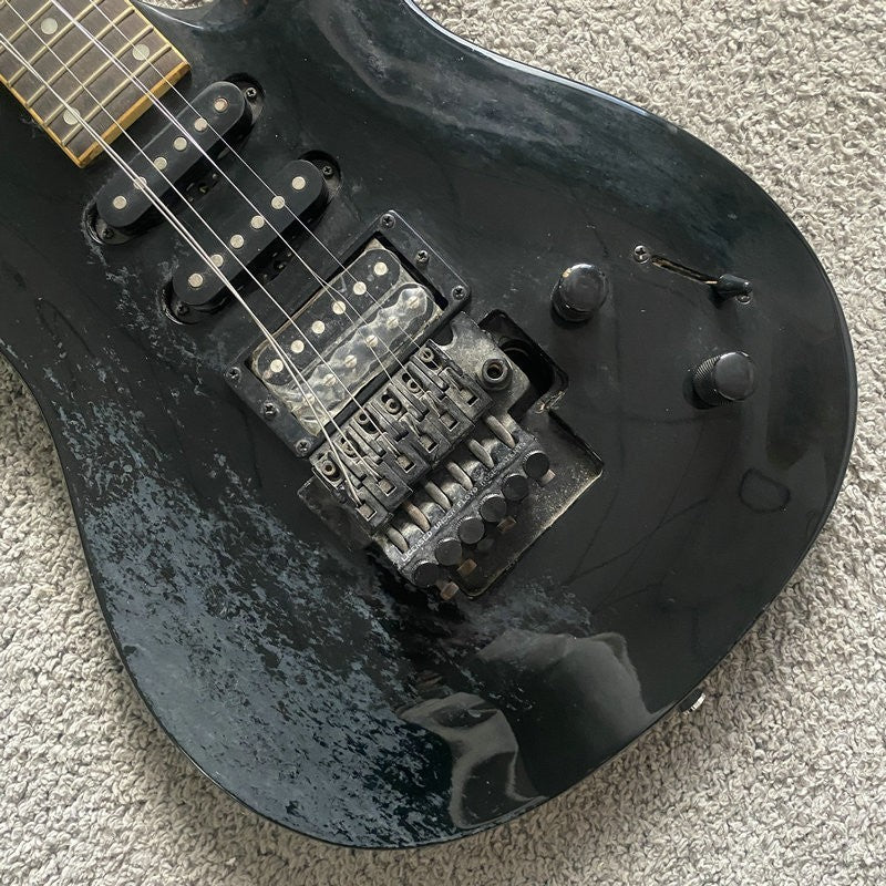 HSH Black Electric Guitar Basswood Body, Maple Neck, Rosewood Fingerbo