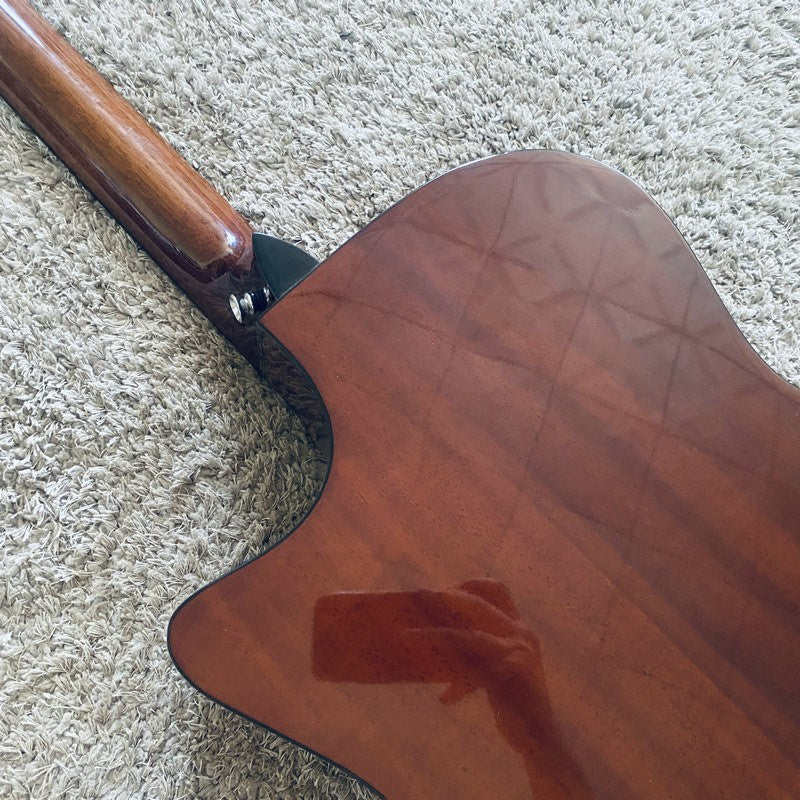 Luna Acoustic Guitar, Mahogany Plywood Body, Rosewood Fingerboard Neck