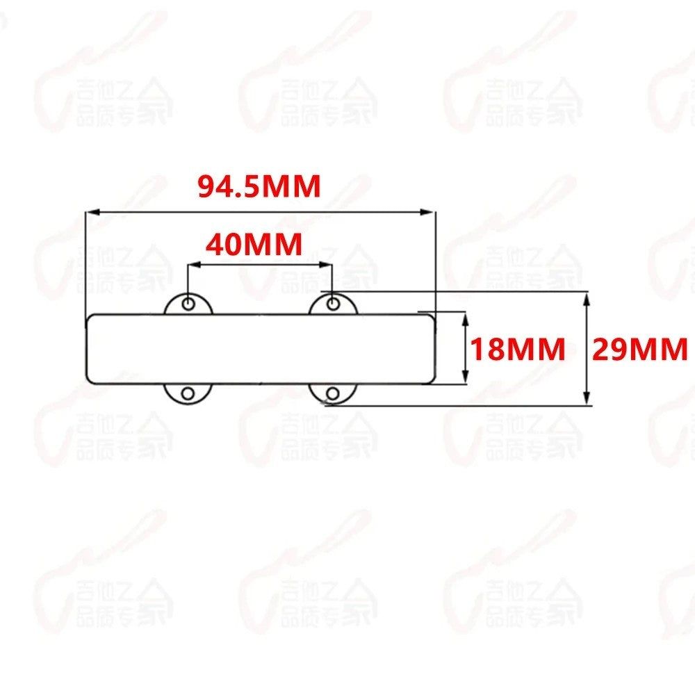 Aria Pro Electric Bass Guitar Pickup Fit Jazz Bass