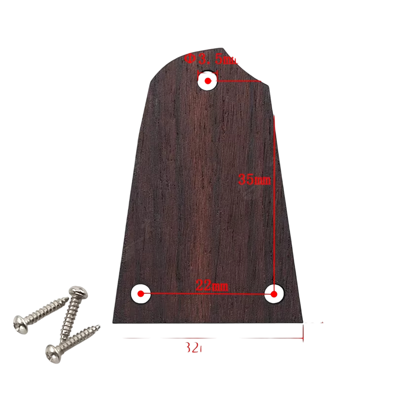 Rosewood Guitar Truss Rod Cover Fit Ibanez Guitars