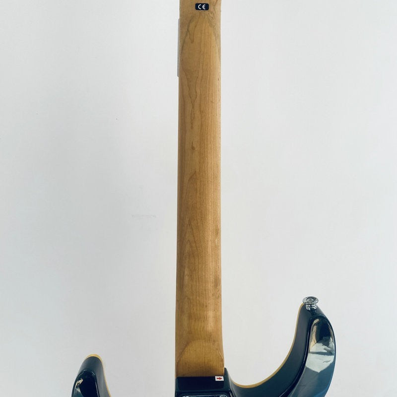 Red Burst Custom HSH Guitar, Solid Baswood Body, Maple Neck, Rosewood