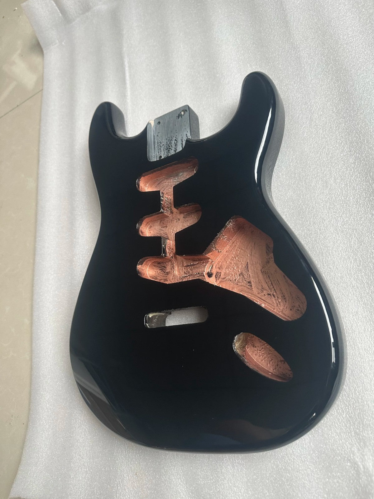 Black Alder Wood SSS Guitar Body Fit Stratocaster Strat