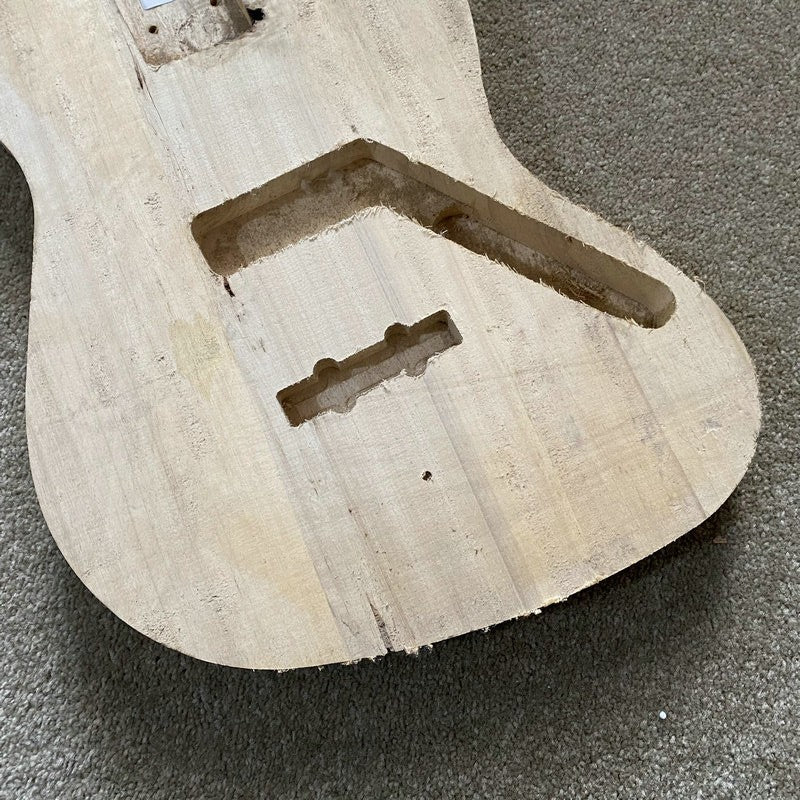 Unfinished Basswood 4 String Bass Solid Body Fit Jazz Bass