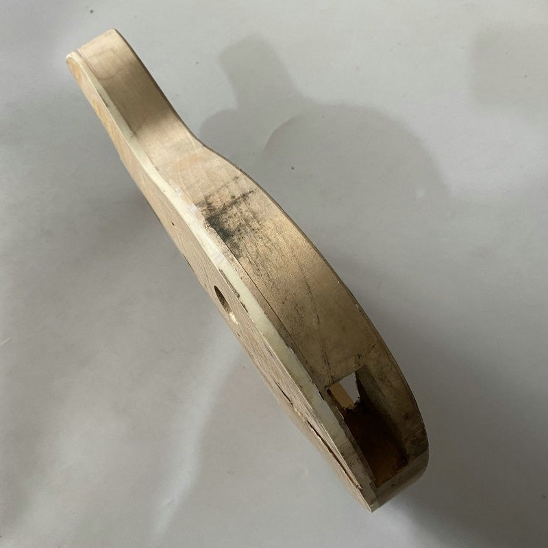 Basswood HH Guitar DIY Project Body with Tiger Maple Top