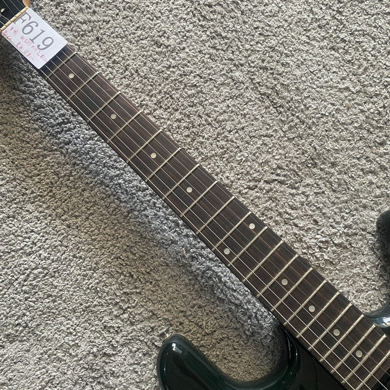 Custom Guitar in Black, Basswood Body, Maple Neck, 22 Frets Rosewood F