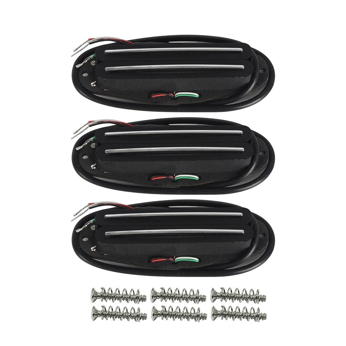 Dual Blades Guitar SSS Pickups Set Fit Stratocaster Strat