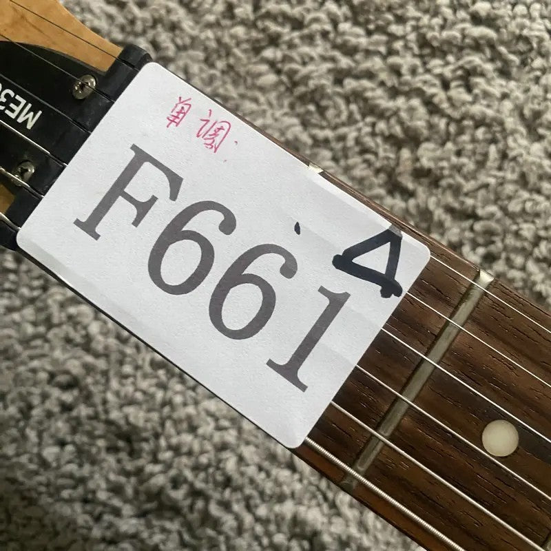 First Act Black Electric Guitar, Basswood Body, Maple Neck, Rosewood F