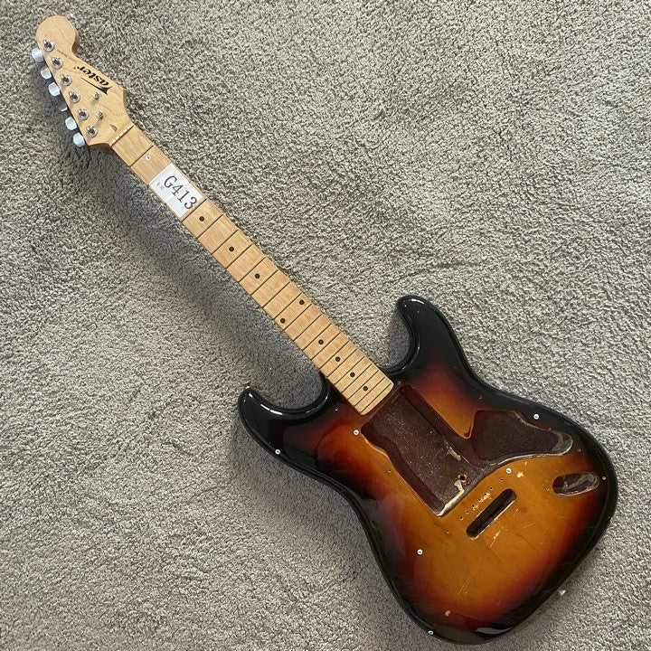 Sunburst Solid Basswood Body with Maple Neck DIY Project Kit