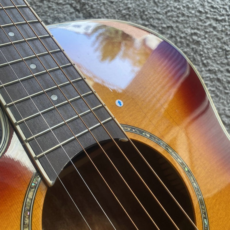 Ibanez Left Handed Acoustic Guitar 40 Inch, Spruce Top Mahogany Body a