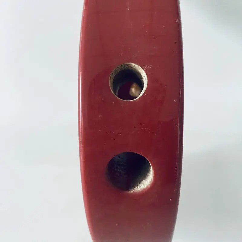 Gloss Red Guitar Double Cutaway Body, String Through Bridge