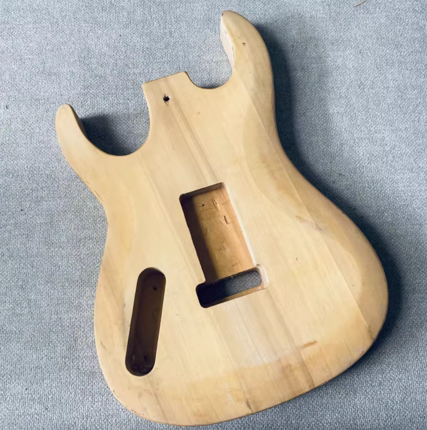 DIY Basswood Guitar Unfinished Body, Single Humbucker Pickup Route