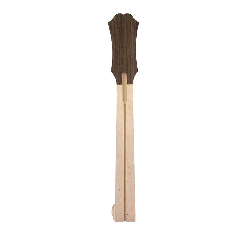 Maple Wood Acoustic Guitar Neck, Rosewood Top Headstock