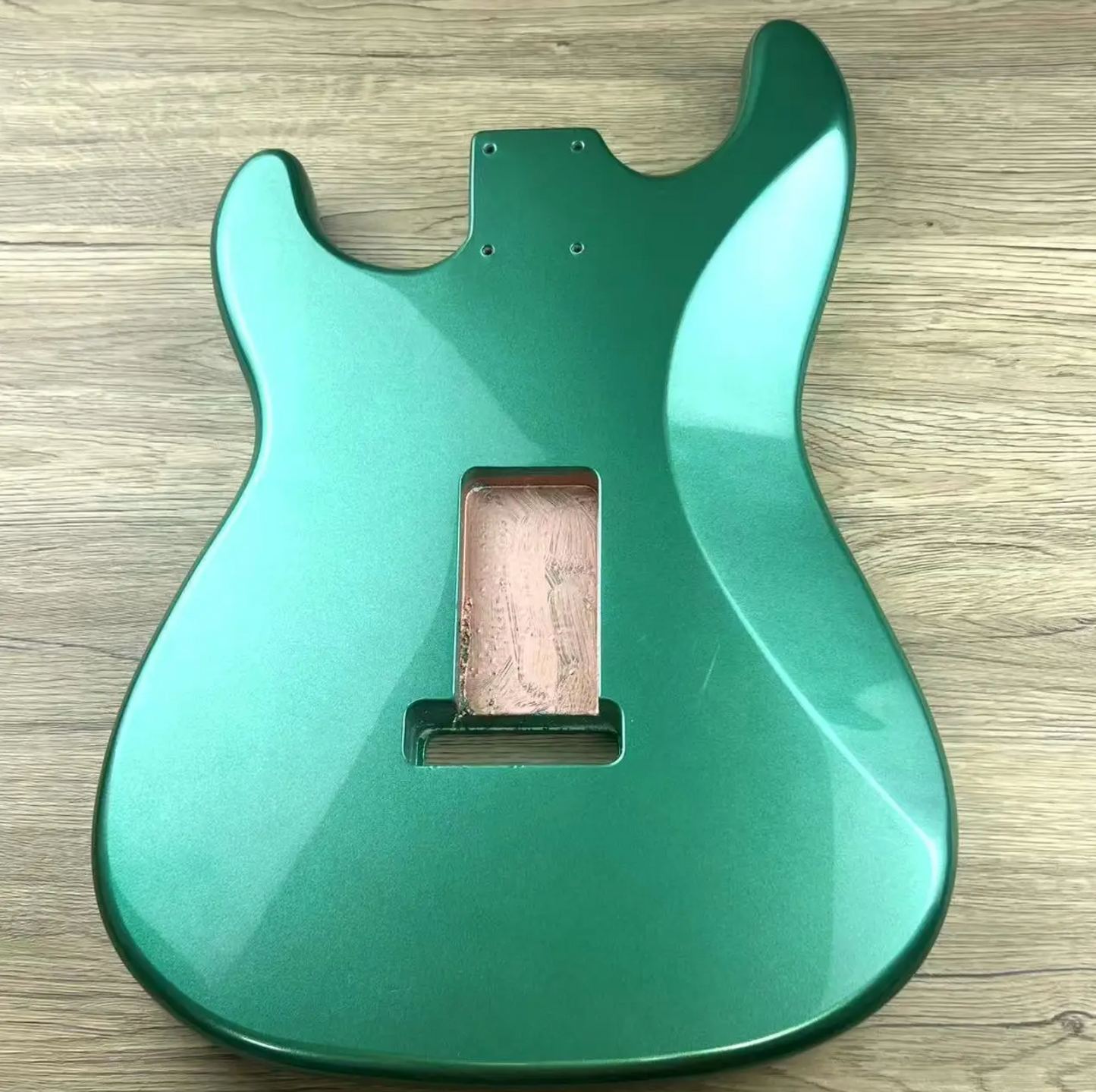 Metallic Green Alder Wood Guitar Body Fit Stratocaster Strat