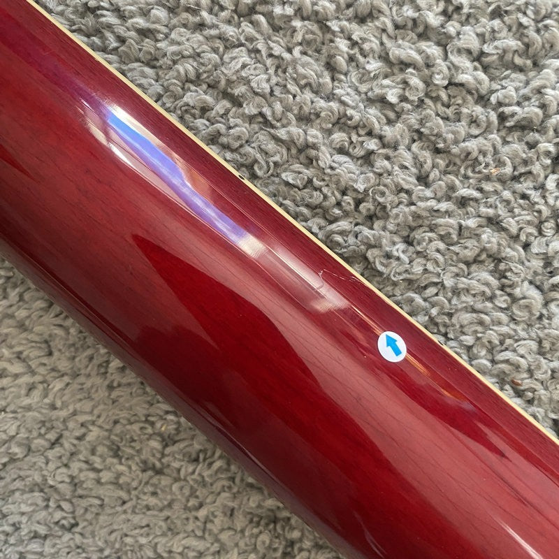 Red Glossy Semi Hollow Jazz Guitar Body Mahogany Neck, 22 Frets Finger