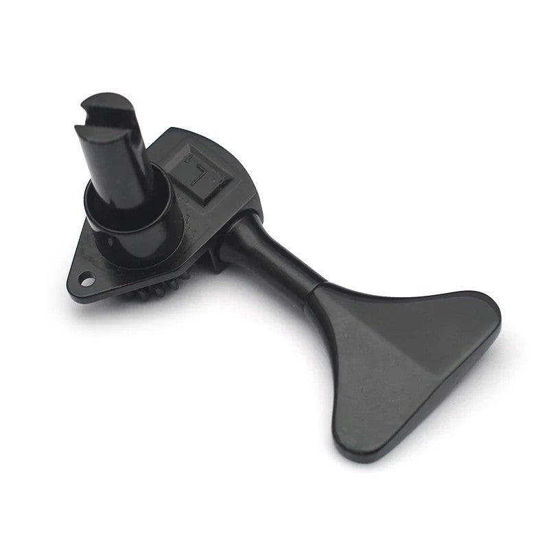 2+2 Black Open Gear 4 String Bass Tuning Pegs Keys Fit Ibanez,Peavey,D