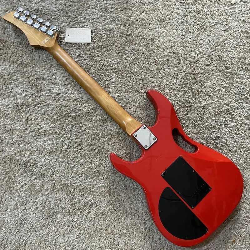 KCC Red Electric Guitar HSS, Basswood Body with Maple Neck, Rosewood F
