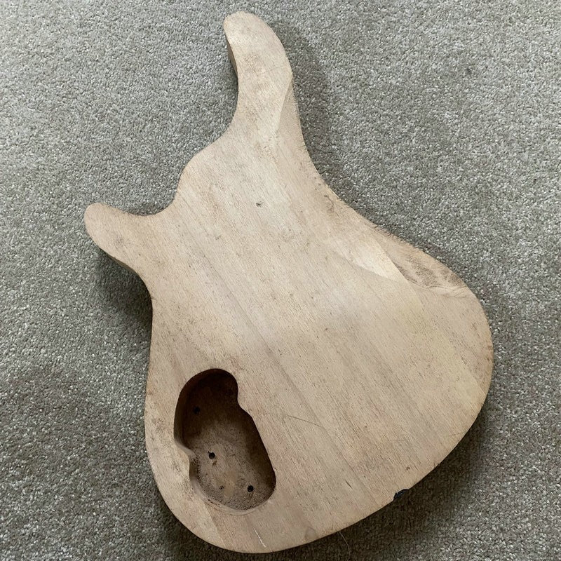 Unfinished Basswood 4 String Bass Body