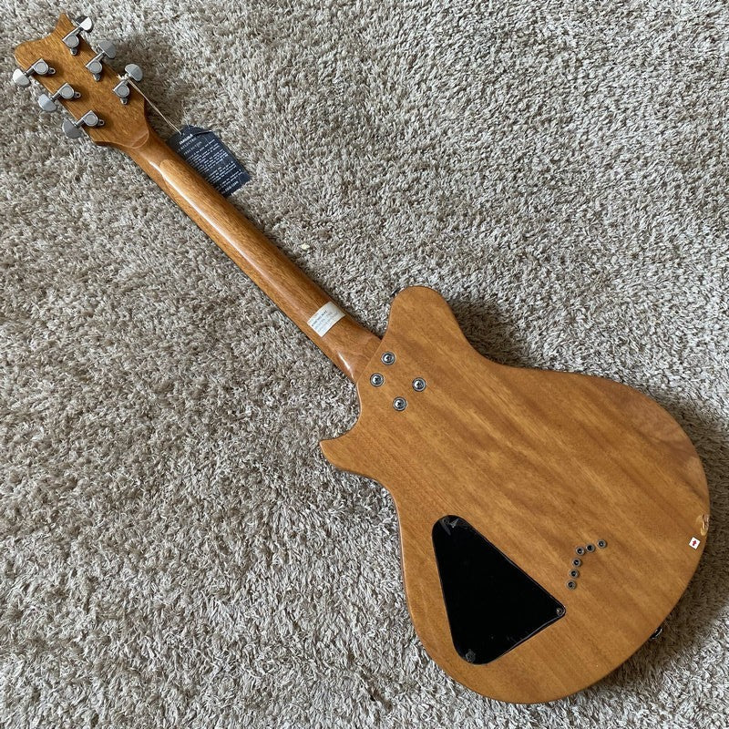 Sakura Guitar, Single Cut Maple Veneer Top Mahogany Body, Rosewood Fin