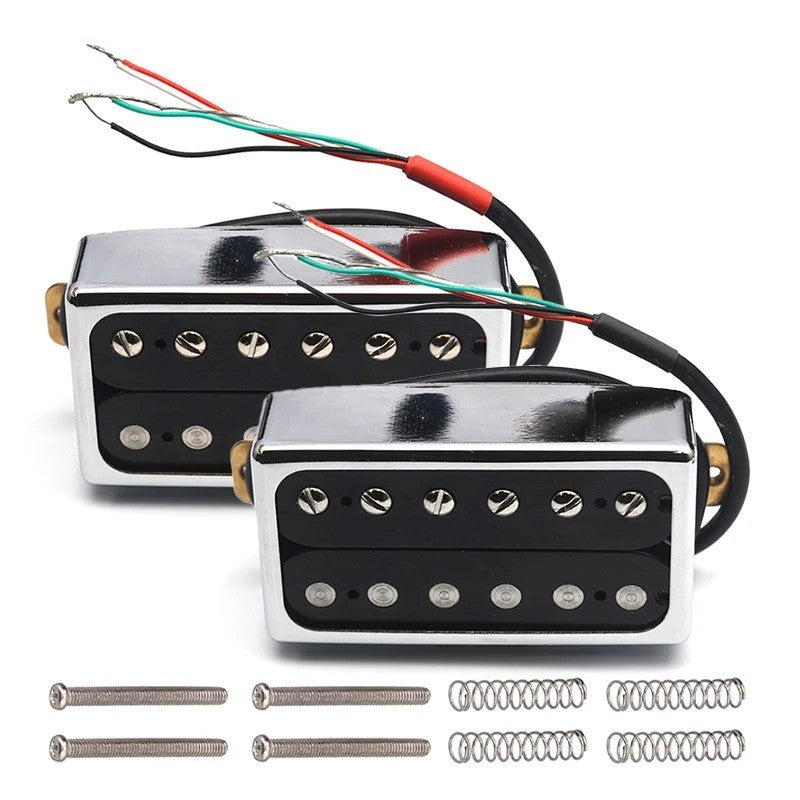 Chrome Guitar Neck Bridge Humbucker Pickups Fit Epihone,Washburn,Ibane