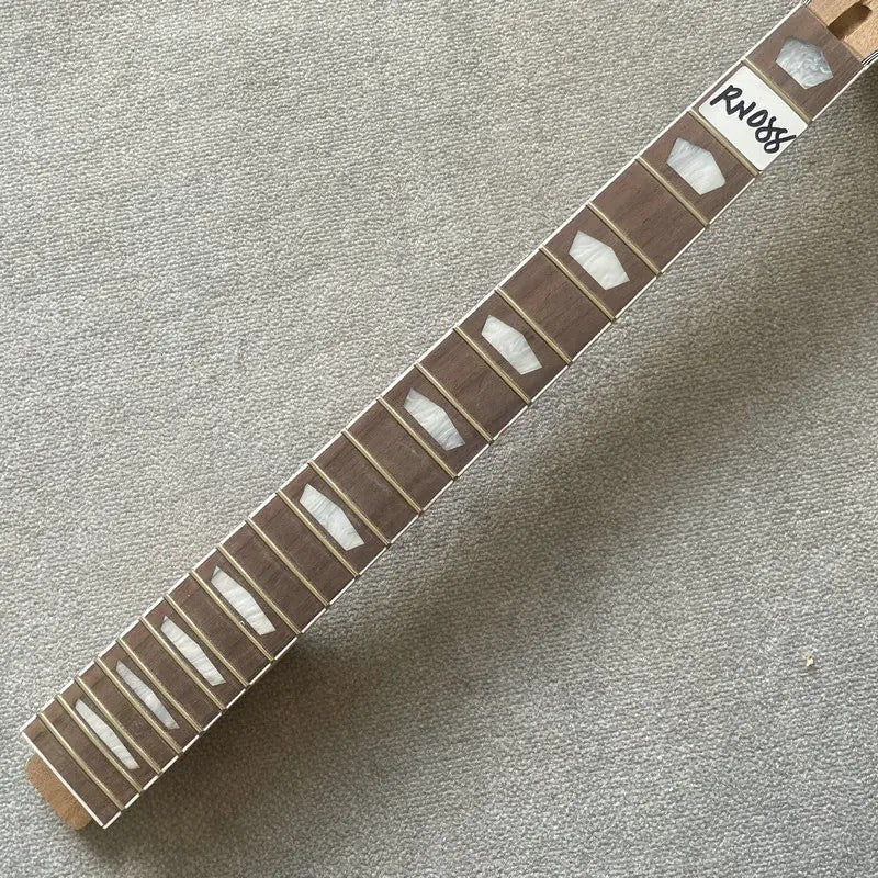 Unfinished Maple Wood Electric Guitar Neck, 22 Frets Rosewood Fingerbo