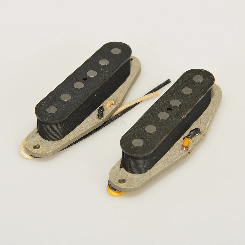 Yellow Alnico 5 Guitar Single Coil Pickups Fit Mustang Guitars