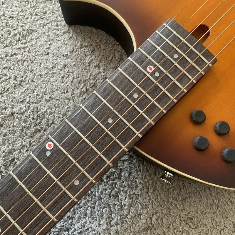 Sunburst Tagima Modena Electric Acoustic Guitar, Maple Neck Rosewood F