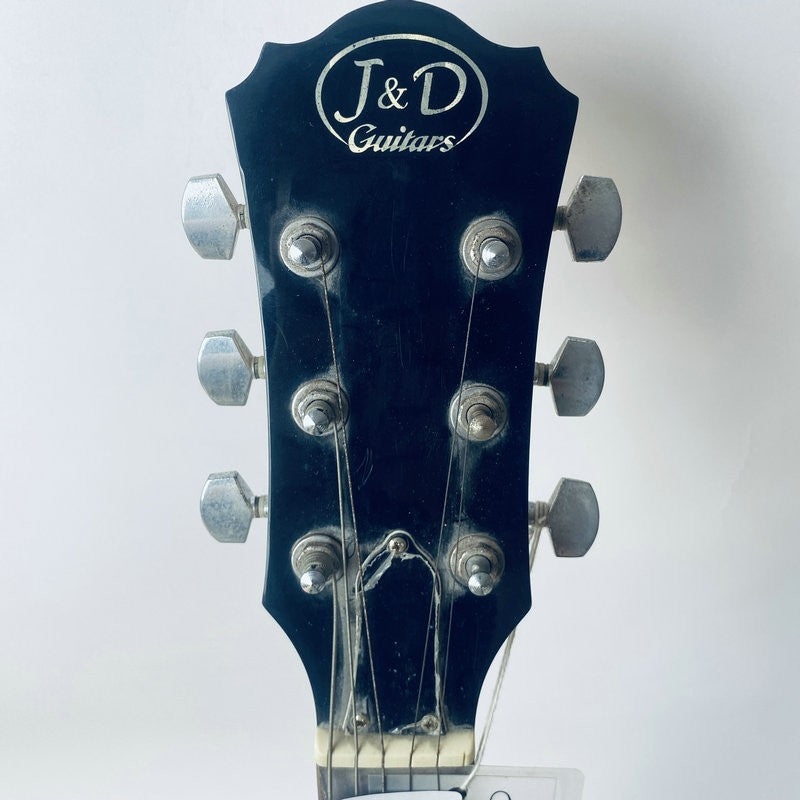 J&D Black Single Cut Guitar Basswood Body, Maple Neck DIY Fit Les Paul