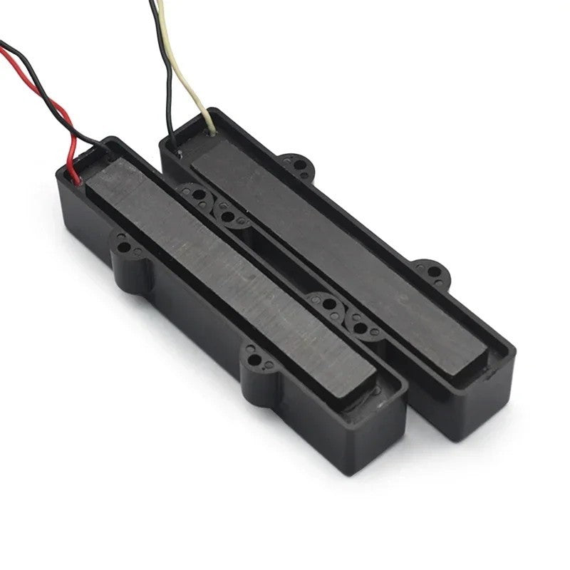Closed 5 String Electric Bass Ceramic Pickups Set Fit Jazz Bass