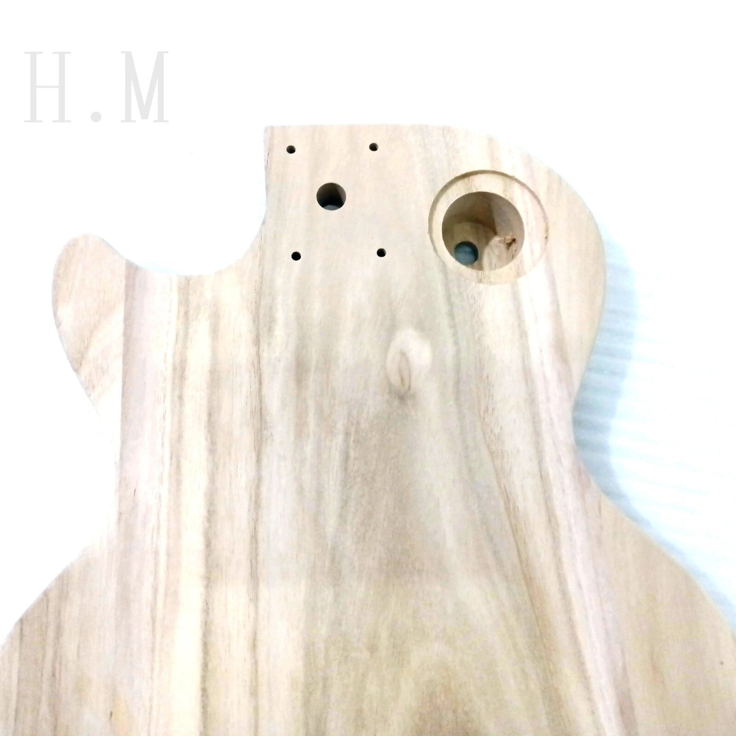 Paulownia Wood Unfinished Single Cut Guitar Body Fit LP Les Paul