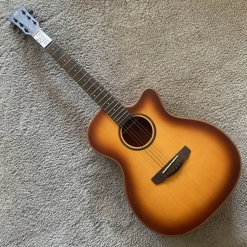 Caraya 40 Inch Acoustic Guitar Spruce Top Mahogany Body, Mahogany Neck