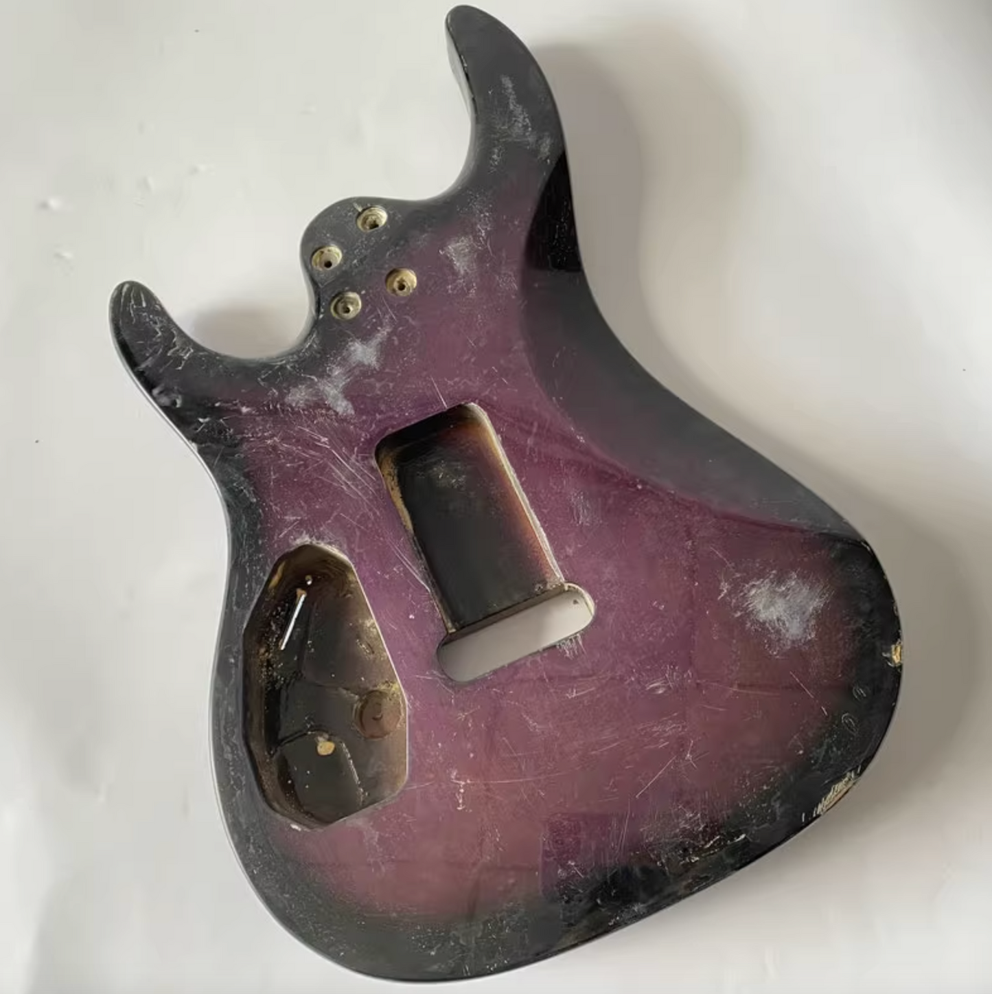 Purple Burst Solid Basswood HSS Guitar Body DIY Project