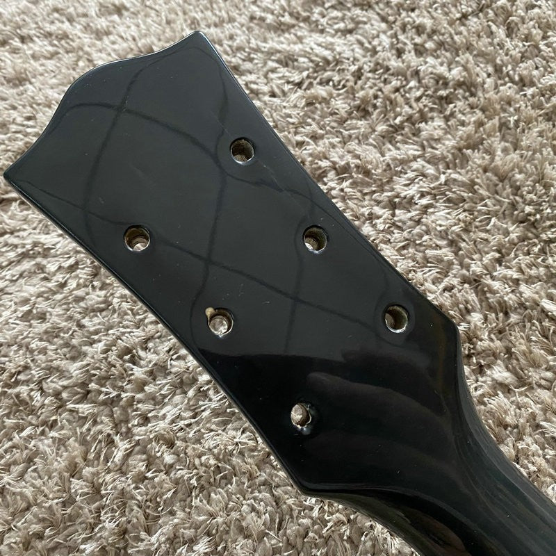 Black Harley Benton Left Handed Guitar Body with Neck, Rosewood Finger