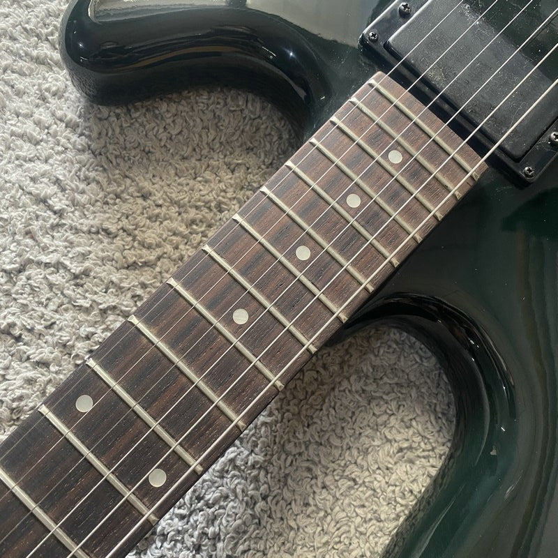 Custom Guitar in Black, Basswood Body, Maple Neck, 22 Frets Rosewood F