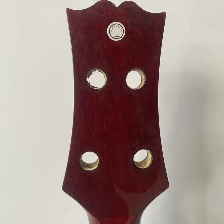 Condor Red Burst 4 String Acoustic Electric Bass, Ash Plywood Top, wit