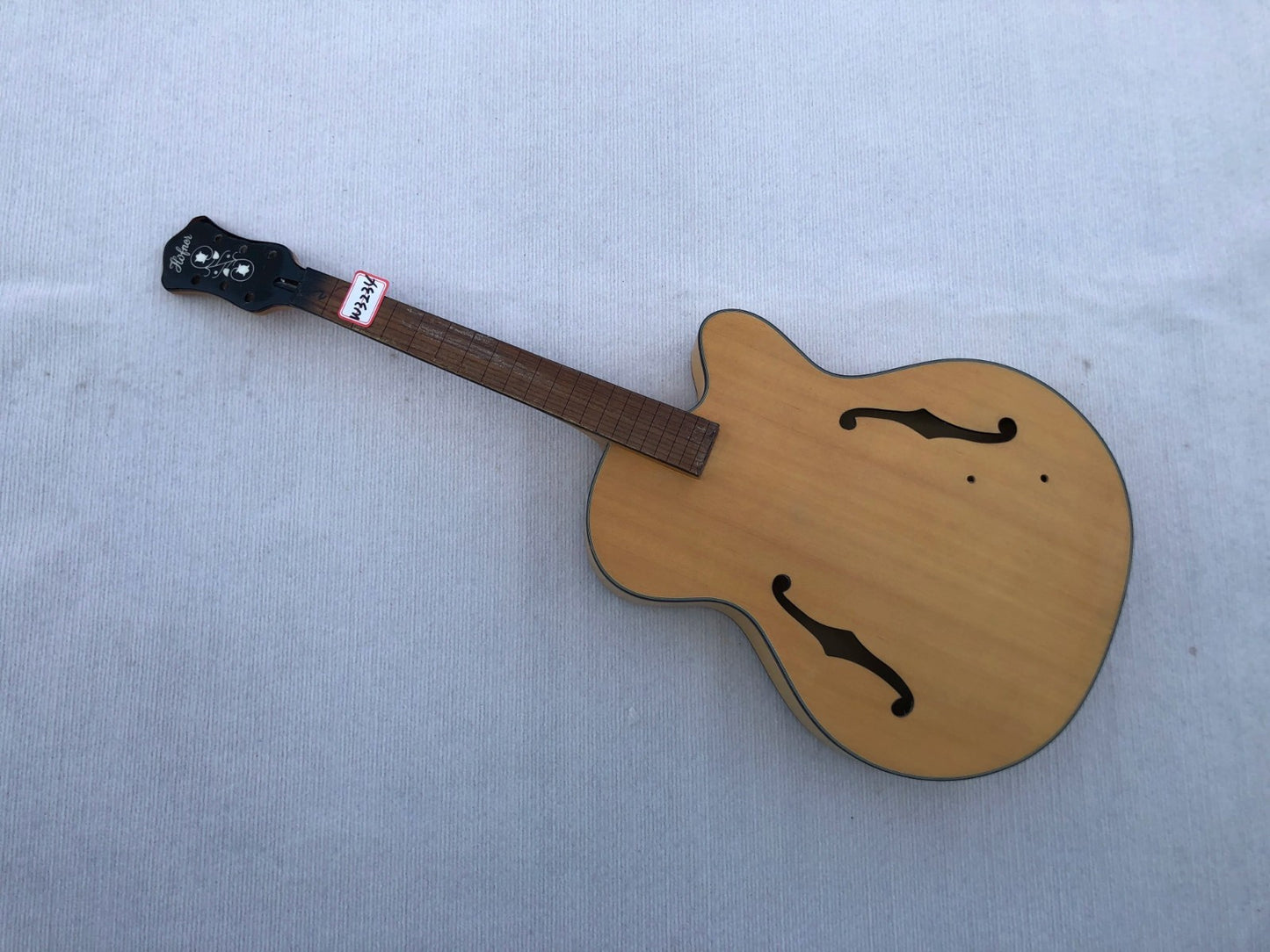 Hollow Body Arch Top Jazz Guitar Body with Neck, Rosewood Fingerboard