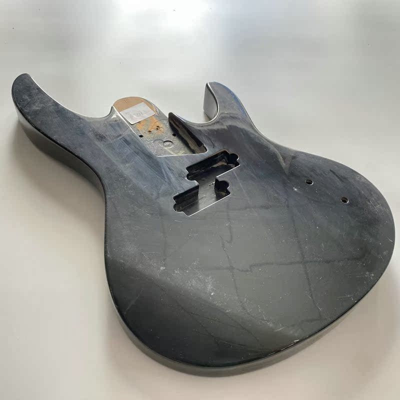 Black Basswood 4 String Electric Bass Body