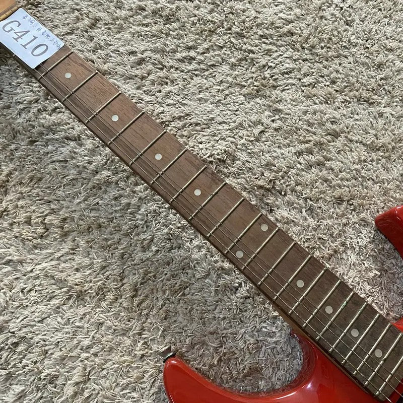 KCC Red Electric Guitar HSS, Basswood Body with Maple Neck, Rosewood F